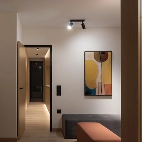 Brilagi - Spot LED dimabil SELE 2xGU10/6,5W/230V negru/auriu