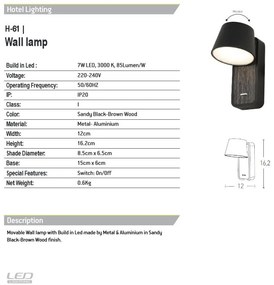 Aplica LED moderna stil minimalist Lamya