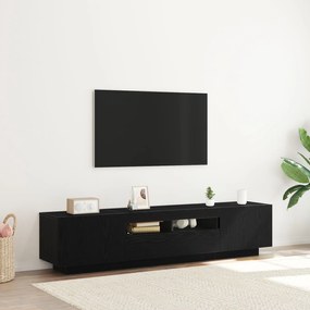 vidaXL Cabinet TV 2 pcs Negru 180 x 35 x 40 cm Lemn compozit