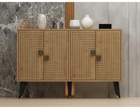 Dulap Ahart Sapphire Oak and Gold