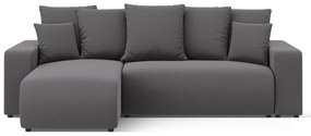 Coltar extensibil Jini cu 4 locuri, colt reversibil si tapiterie din tesatura structurala