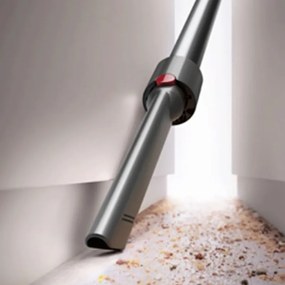 Aspirator vertical Dyson V8 Absolute SV25 476547-01, 115AW, 0,54 l, 3 moduri, Fara pierderi de putere, Golire igienica, Filtrare complet etansa, Argintiu/Portocaliu