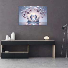 Tablou - Inimă de diamant (90x60 cm)