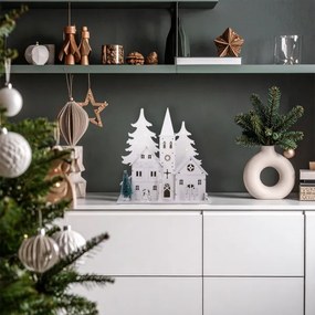 Brilagi - Decorațiune LED de Crăciun, bisericuță, LED/2xAA