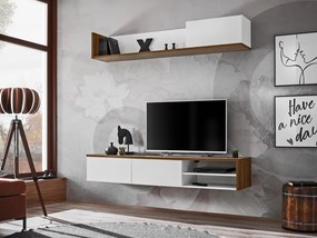 Mobilier living Dalton RSW DL (stejar sterling + alb mat). 1097681