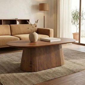 Masuta De Cafea Avelia Lemn Masiv De Mango Nuc 120x60x42 Cm