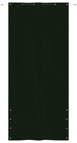 Paravan de balcon, verde inchis, 120x240 cm, tesatura oxford Morkegronn, 120 x 240 cm