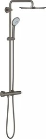 Coloana de dus cu baterie termostatata antracit periat Grohe Euphoria 310