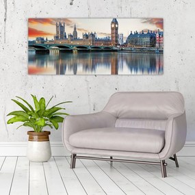 Tablou - Houses of Parliament din Londra (120x50 cm)