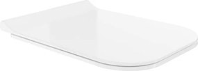 Mexen capac WC cu cădere lentă slim, duroplast, alb lucios - 39070100