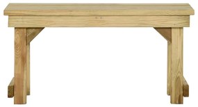 318410 vidaXL Bancă de grădină, 90 cm, lemn de pin tratat