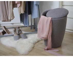 WENKO 22448100 - Taburet CANDY 36 x 50,5 cm, gri/negru