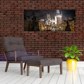 Tablou cu Poarta de pulbere iluminată (120x50 cm)