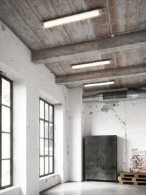 Corp iluminat liniar cu neon protectie IP65 Works gri 65cm