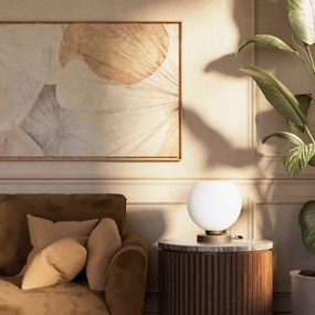 Veioza, Lampa de masa din alama Globe