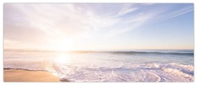 Tablou cu plaja cu nisip (120x50 cm)