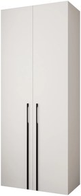 Dulap de haine 100 cm Carmela 40-3 (alb + Negru). 1126589