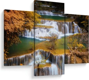 Tablou - Cascada Huay Mae Khamin, Thailanda (90x60 cm)