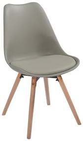 Scaun Culoare Gri Deschis / Fag, SEMER NEW