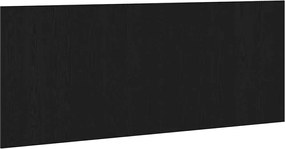 vidaXL Întăritură de pat Pe perete Stejar Negru 160 x 1.5 x 80.5 cm
