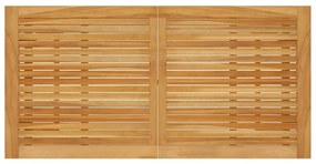 Masa bar de gradina, 140 x 70 x 104 cm, lemn masiv de acacia 1, Maro, 140 x 70 x 104 cm