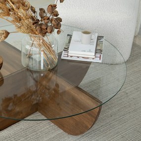 Măsuță de conferință Lily Walnut