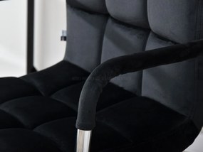 Scaun Elita (negru + crom). 1110023