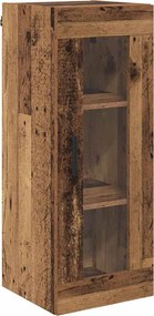 vidaXL Dulap montat pe perete Lemn Vechi 34,5 x 34 x 90 cm