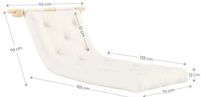 Fotoliu verde Hooked – Karup Design