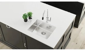 Chiuvetă de bucătărie Deante ZPO_010B OLFATO 50,5x55 cm oțel periat