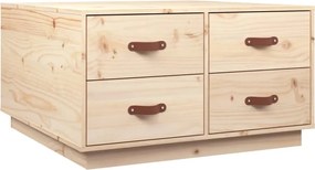 vidaXL Măsuță de cafea, 80x80x45 cm, lemn masiv de pin