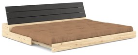 Canapea maro extensibilă 196 cm Base – Karup Design