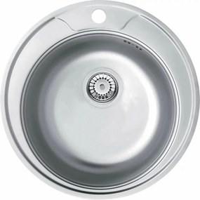 Chiuveta Deante Twist inox cu diametrul 48 cm
