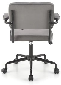 Scaun de birou Fidel velvet gri