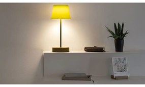 Veioză verde LED cu intensitate reglabilă (înălțime 33,5 cm) Oscar – Remember