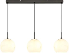 Globo 15999M-3H - Candelabru suspendat RAGUSA pe cablu, 3x E27/60W/230V