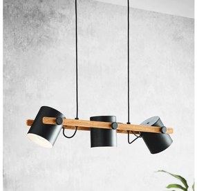 Eglo 43517 - Lustră suspendată pe cablu HORNWOOD 3xE27/60W/230V
