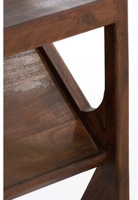 Bibliotecă maro din lemn de acacia 120x160 cm Yuki – Light &amp; Living