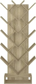 Biblioteca VEVEY, stejar, DTD laminat, 59x22x150 cm
