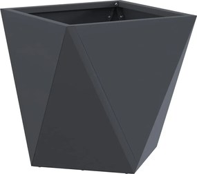 vidaXL Jardinieră Antracit 30 x 30 x 30 cm Oțel