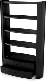 Raft LUX Furnir Stejar Gri Carbune, Splendora