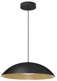 Pendul LED dimabil design modern GLIM negru 60cm