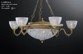 Candelabru din alama 6 brate design italian 10L 6252