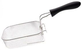 Friteuza Oliver Voltz OV51980H, 2000W, 2 L, Cos detasabil, Termostat 115-190°C, Inox/Negru