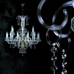 Candelabru Cristal Bohemia Exclusive ROMA XVIII CE