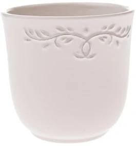 Ghiveci ceramic Ramillete bej, 13 x 12,6 cm