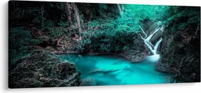 Tablou - Oază turcoaz (120x50 cm)