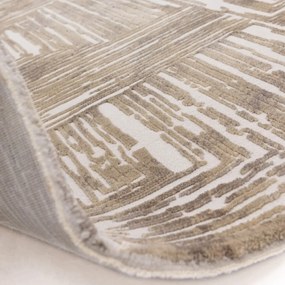 Covor bej 80x150 cm Kuza Lines Beige – Asiatic Carpets