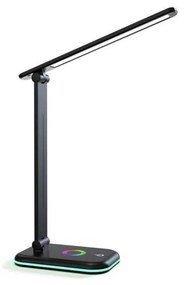 Lampă LED RGBW dimabilă de masă NOBLITE LED/7W/5V 3000/4000/6500K negru