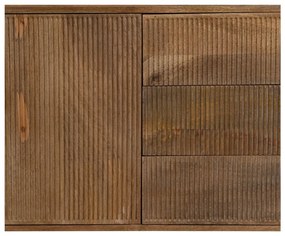 Comodă în culoare naturală joasă din lemn de mango 174x75 cm Apricot – Ixia